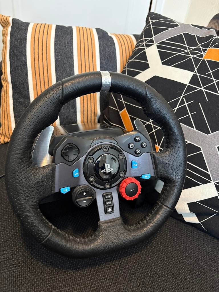 Logitech G29 - Racestuur - Force feedback, Spelcomputers en Games, Spelcomputers | Sony PlayStation Consoles | Accessoires, Zo goed als nieuw