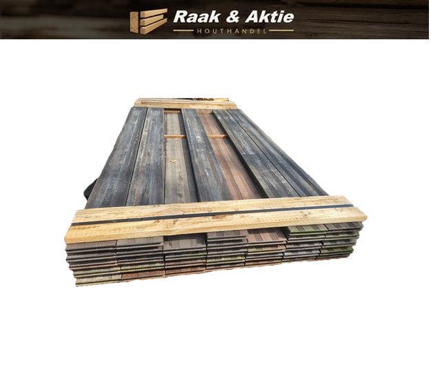 Geprofileerde terrasdelen - Hardhout 2.0x14.0 cm - nr: HP24