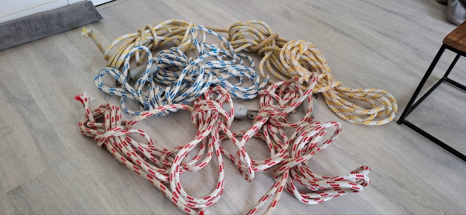 boot touwen, Watersport en Boten, Accessoires en Onderhoud, Ophalen of Verzenden, Gebruikt, Lijn of Blok