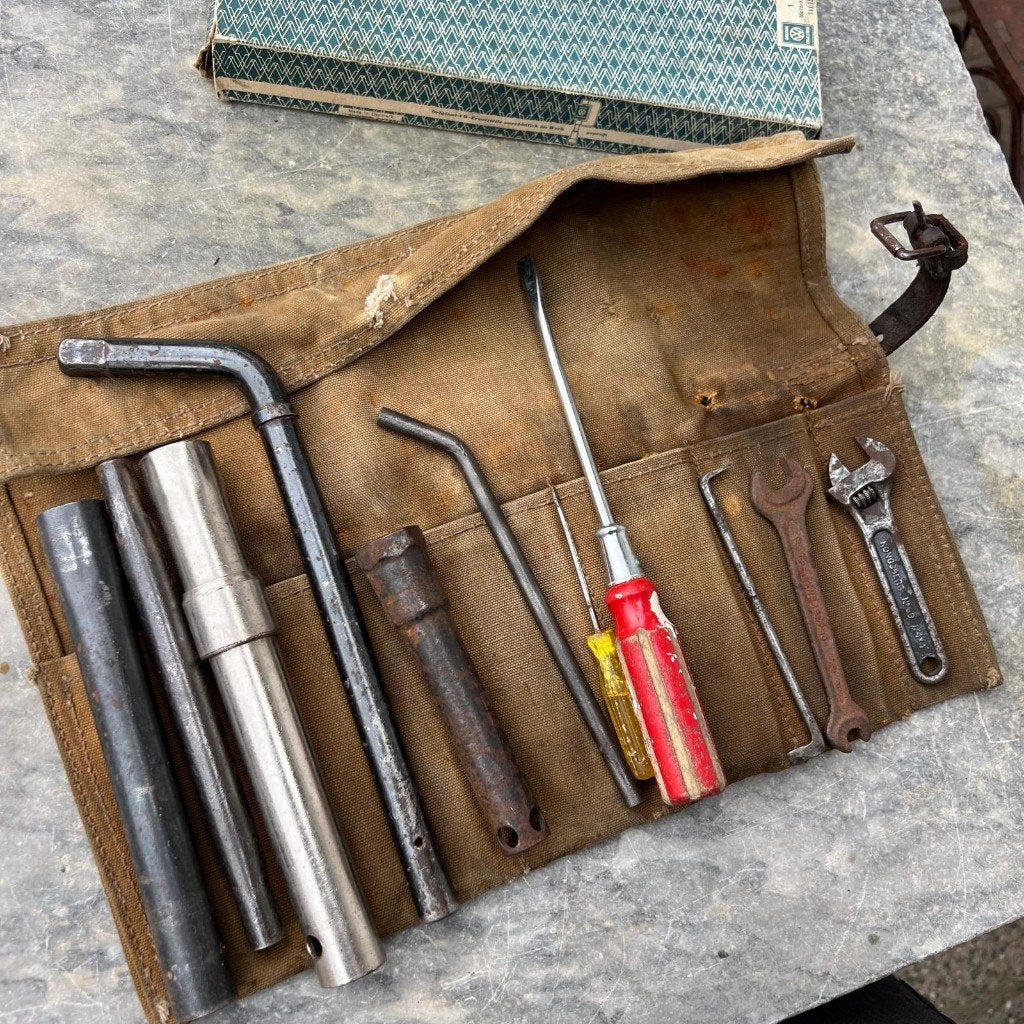 VW toolroll reservewielset Porsche 50's 60's Beele 356 912, Ophalen of Verzenden, Gebruikt