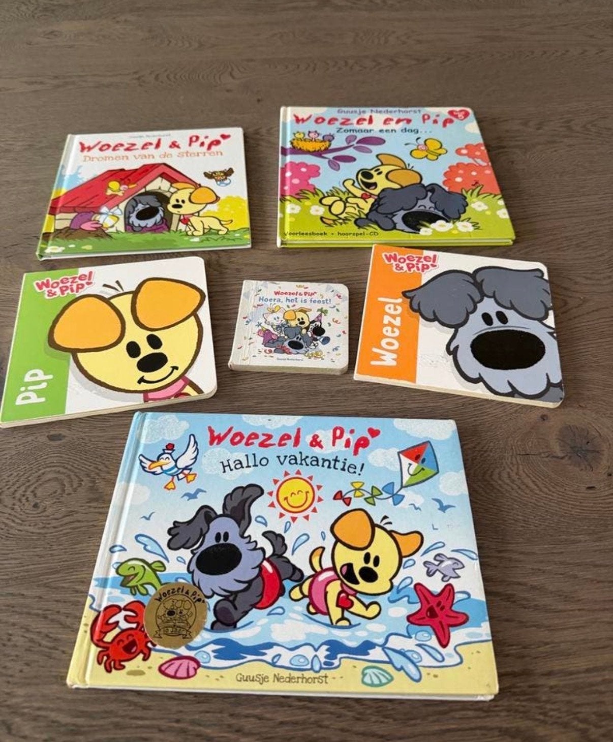Woezel en Pip boeken set - 6 stuks, Boeken, Ophalen of Verzenden, Zo goed als nieuw, Uitklap-, Voel- of Ontdekboek, 1 tot 2 jaar