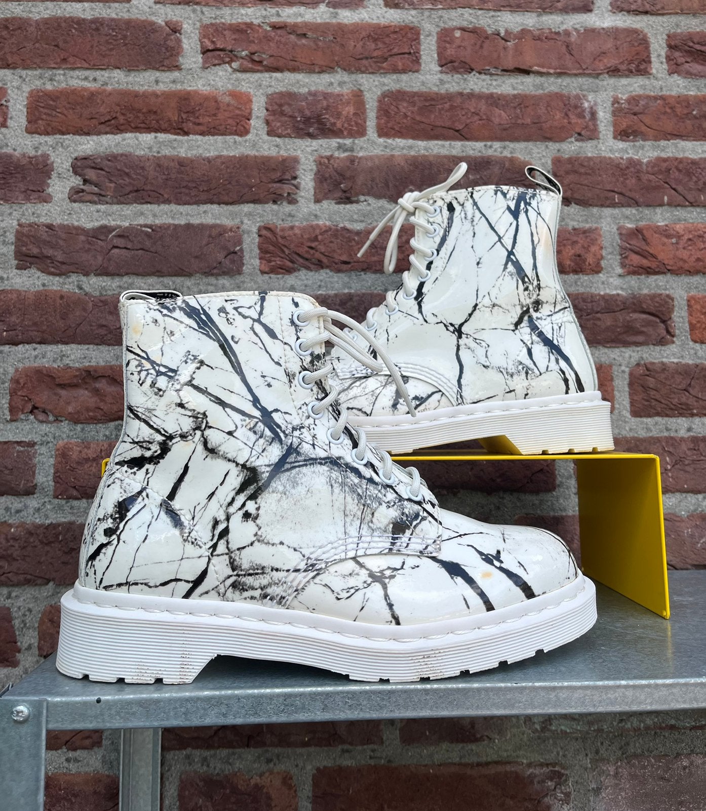 Dr. Martens 1460 Pascal marble maat 41, Kleding | Dames, Schoenen, Dr. Martens, -, Wit, -