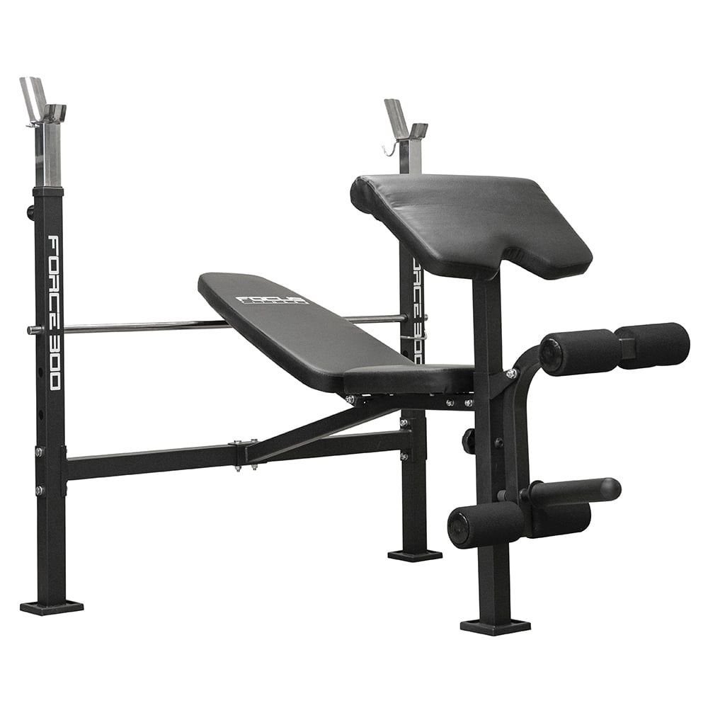 Halterbank - Focus Fitness Force 300, Ophalen, Zo goed als nieuw, Benen, Fitnessbank