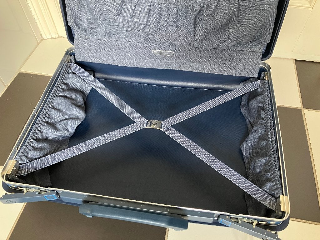 Reiskoffer koffer Samsonite middelgroot - Zie foto’s, Ophalen, 50 tot 60 cm, Hard kunststof, Slot