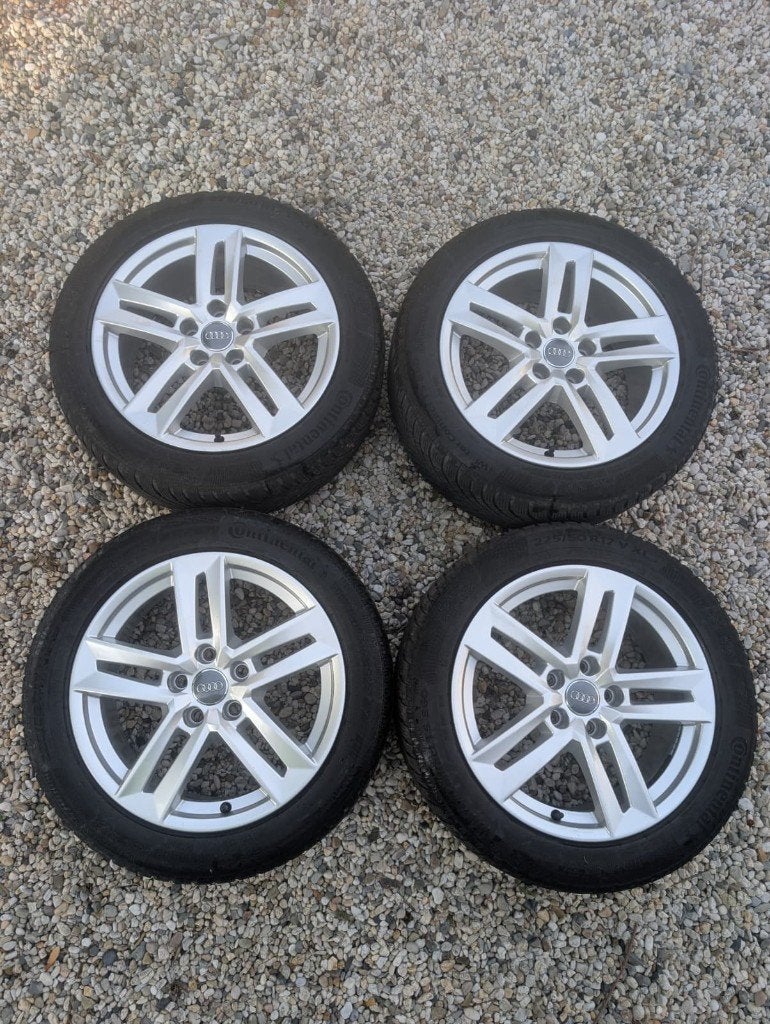 Originele Audi wintervelgen 17 inch, Ophalen, Gebruikt, Banden en Velgen, 17 inch