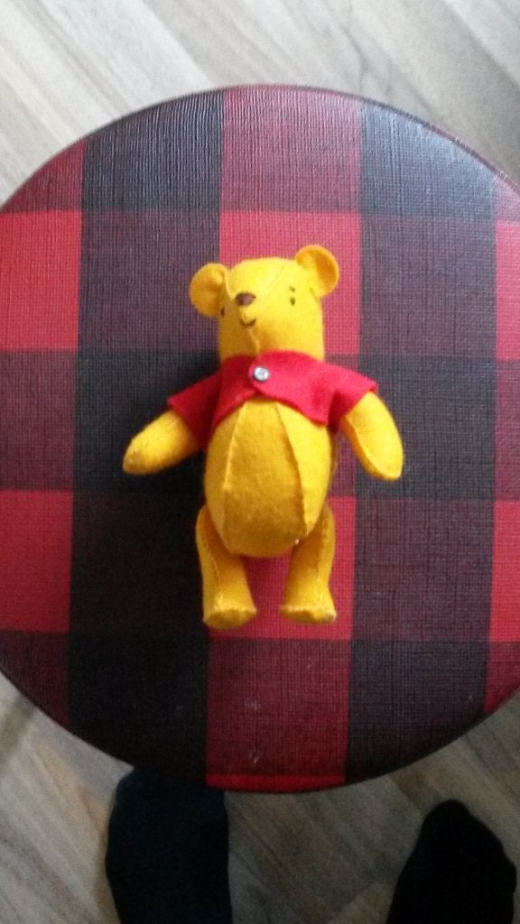 Vilten Winny the Pooh, Ophalen of Verzenden, Nieuw, Figuurtje(s), Wolvilt
