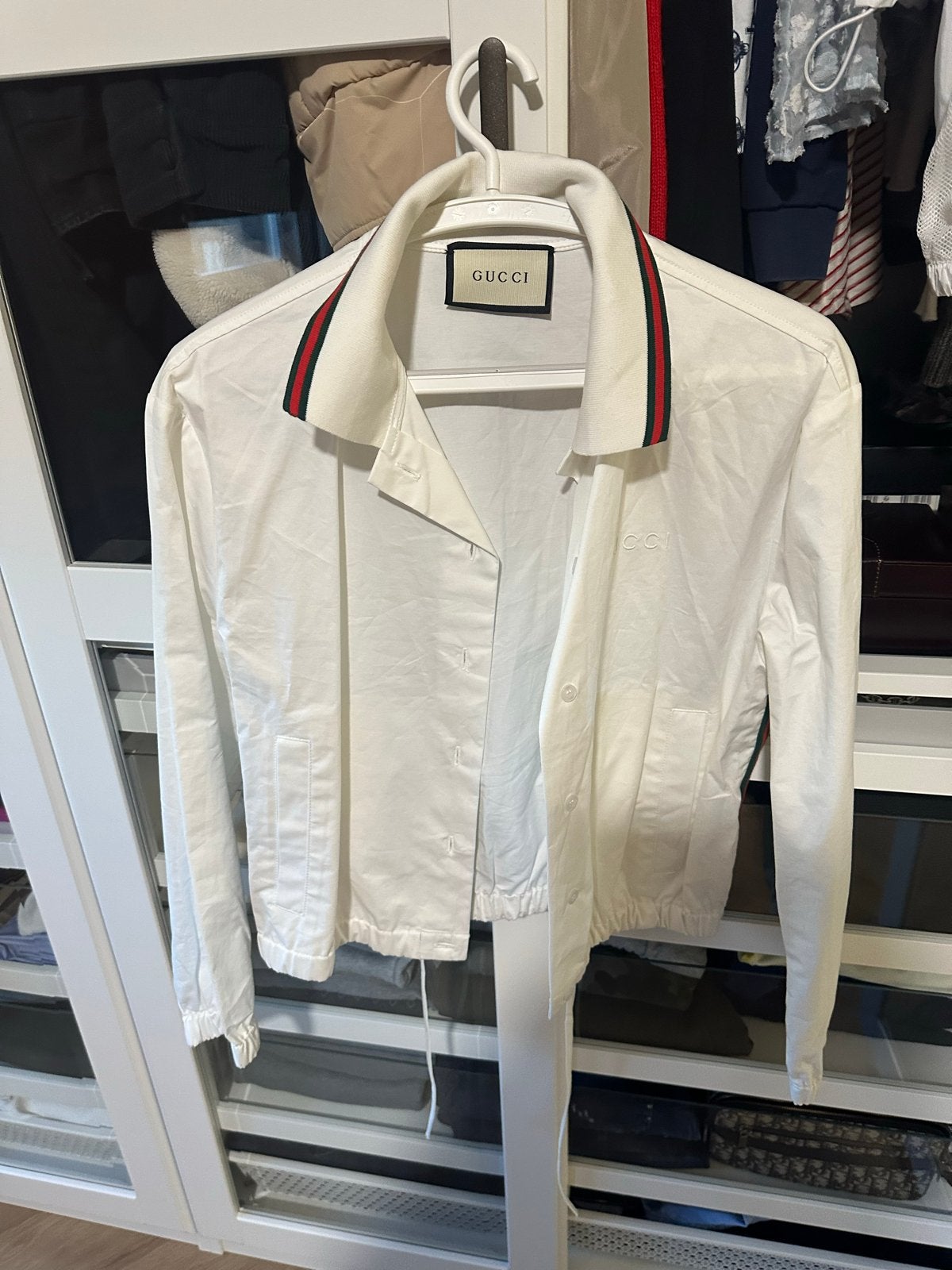 Gucci jasje maat M - Zo goed als nieuw, Ophalen of Verzenden, Zo goed als nieuw, Maat 38/40 (M), Wit