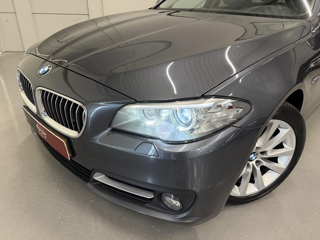 BMW 5 Serie Touring 520d High Exe PANO/LED/TREKHAAK/ZWART LE, Auto's, BMW, Achterwielaandrijving, Leder, Diesel, 165 pk