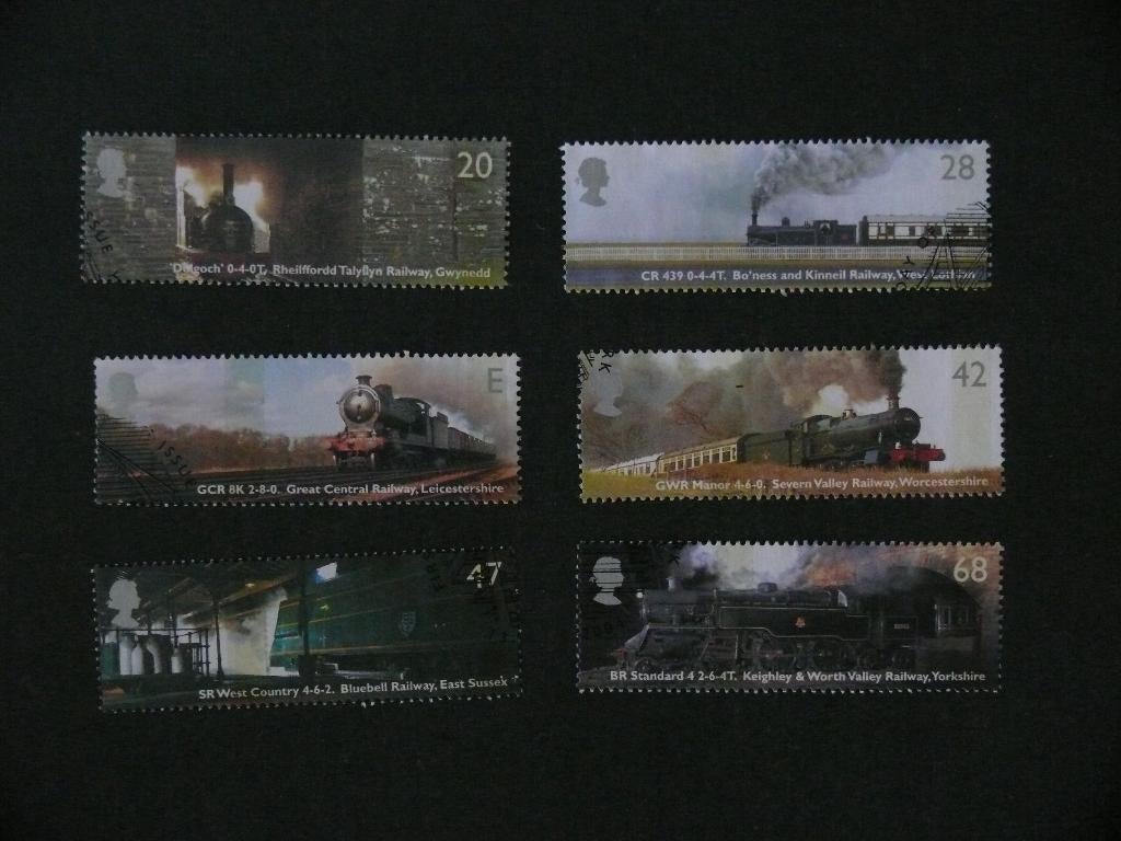 UK / Engeland 2004 Historische Locomotieven, Verzenden, Gestempeld