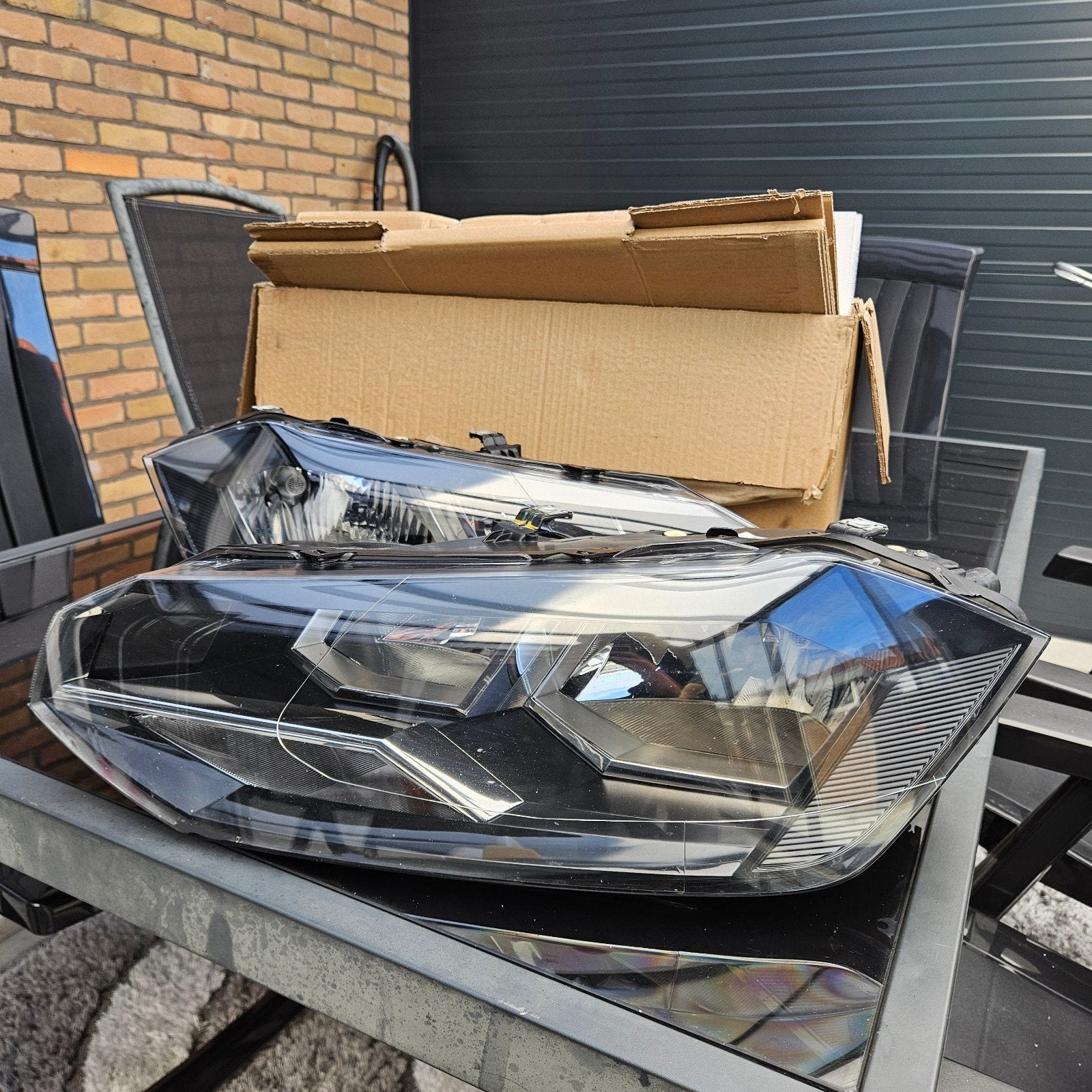 volkswagen polo koplampen set mk6 (2017 - 2021), Ophalen of Verzenden, Gebruikt, Volkswagen