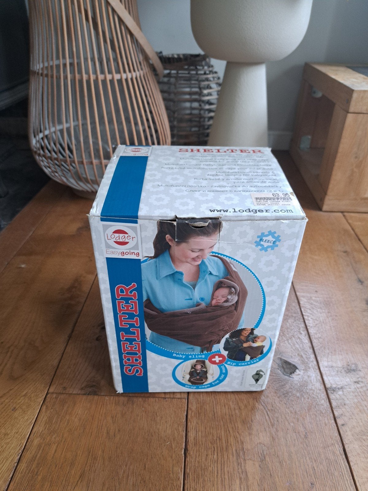 Lodger Shelter Draagzak - Zo goed als nieuw, Kinderen en Baby's, Ophalen, Zo goed als nieuw, Buik, Rug of Zij, Lodger