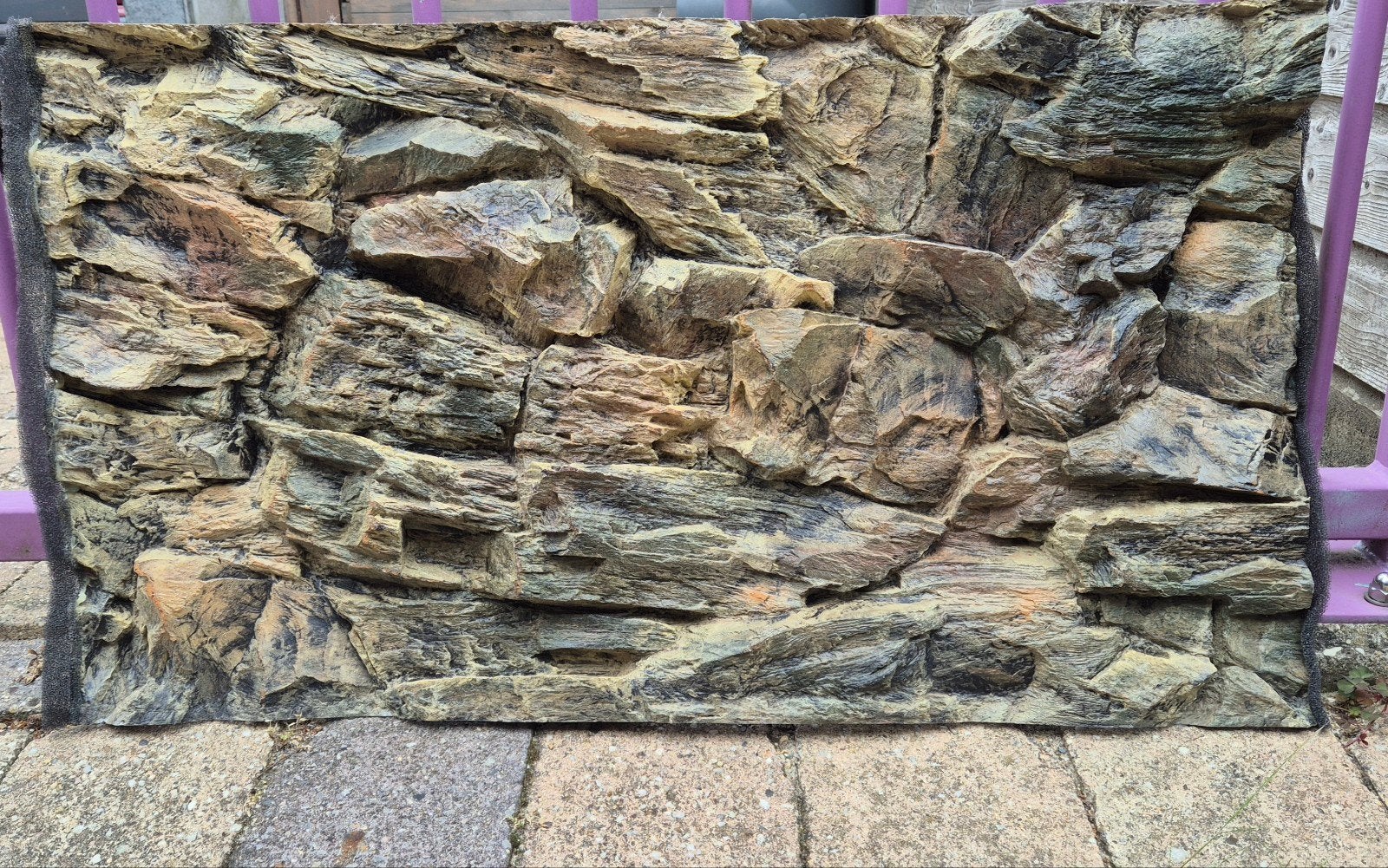 Aquariumachterwand Rock 96x54cm uit 1 deel, Dieren en Toebehoren, Ophalen, Nieuw, Plant(en), Steen of Hout