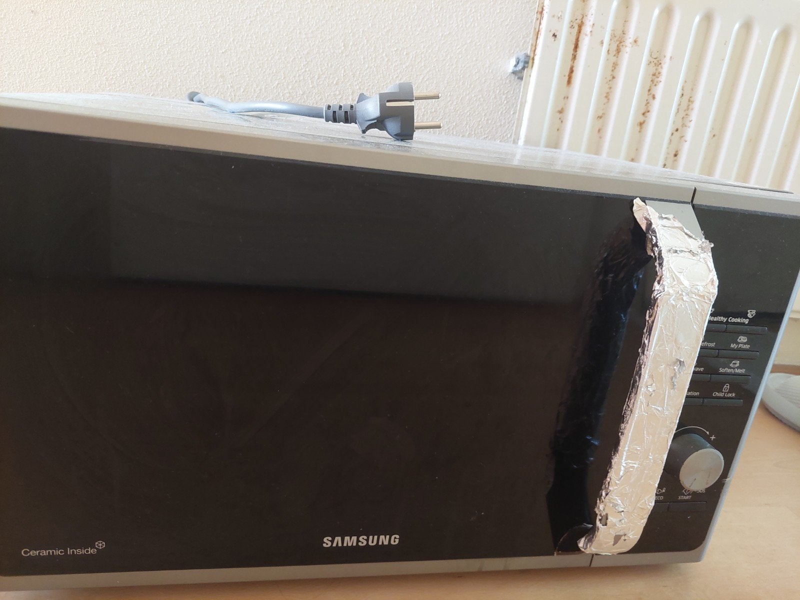 Samsung Magnetron - Gebruikt met lichte schade, Witgoed en Apparatuur, Magnetrons, Gebruikt, Vrijstaand, Ophalen of Verzenden