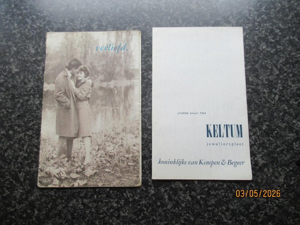 CATALOGUS+ FOLDER- KELTUM -JUWELIERSPLEET/BESTEK-1964, Ophalen of Verzenden, Zo goed als nieuw, Catalogus