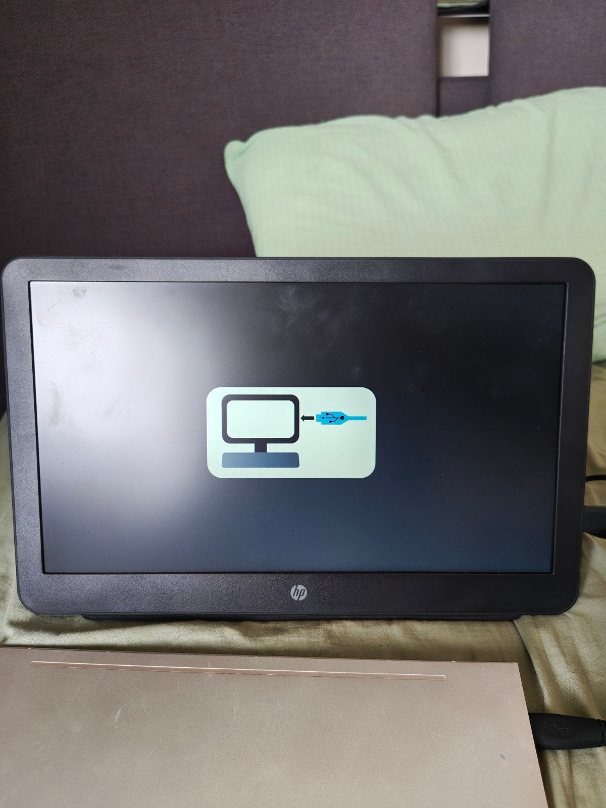 hp portable monitor 14 inch, Computers en Software, Monitoren, Ophalen of Verzenden, Zo goed als nieuw, 60 Hz of minder, IPS