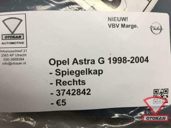 opel astra g 1998 spiegelkap spiegel kap rechts nieuw! 37428, Ophalen of Verzenden, Kontakt@opel-infoservice.de, Opel, Bahnhofsplatz 1
65423  Russelsheim am Main, DE
