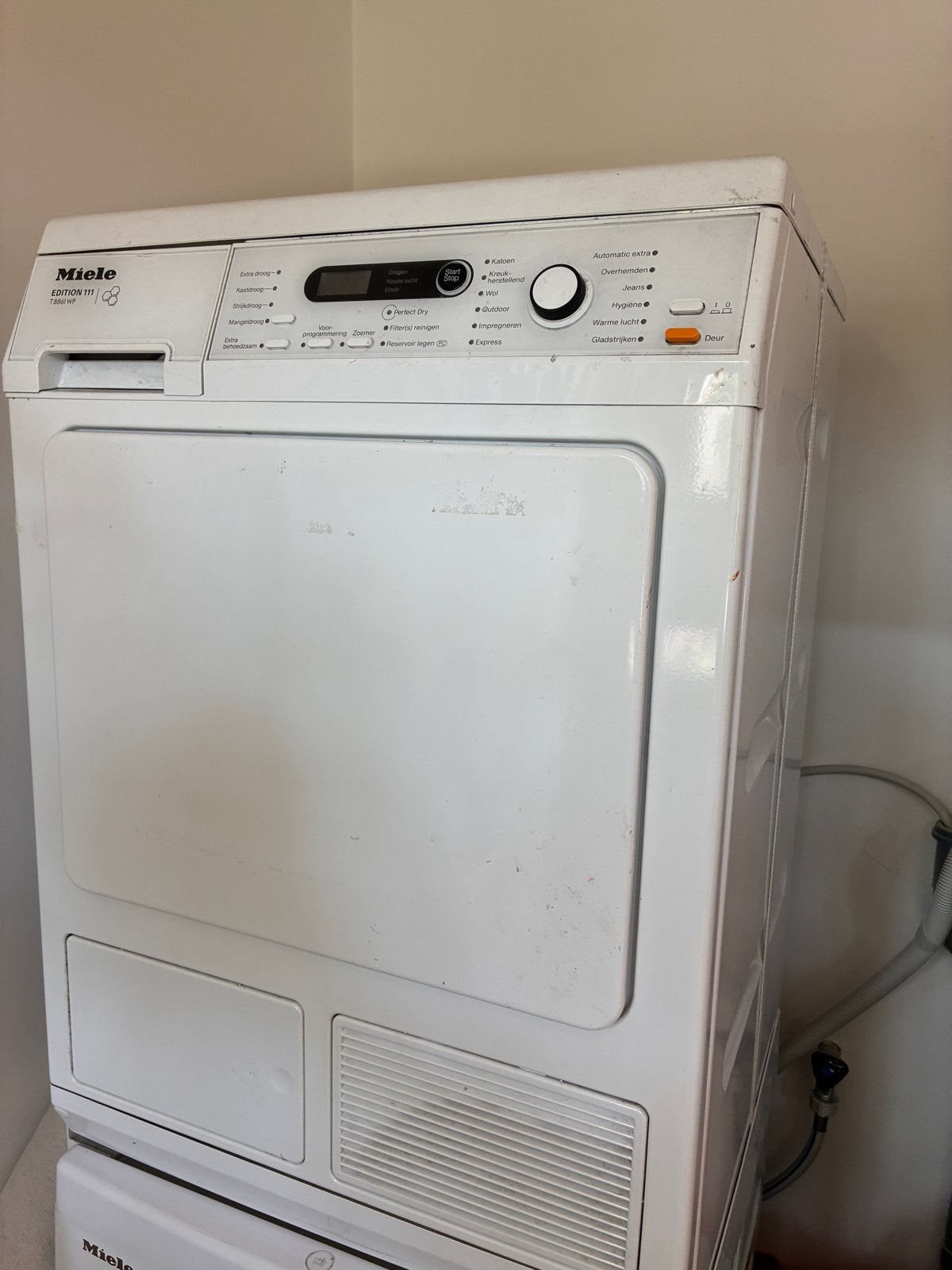 Miele T8861 WP Edition 111 Condensdroger, Ophalen, 6 tot 8 kg, Gebruikt, Voorlader