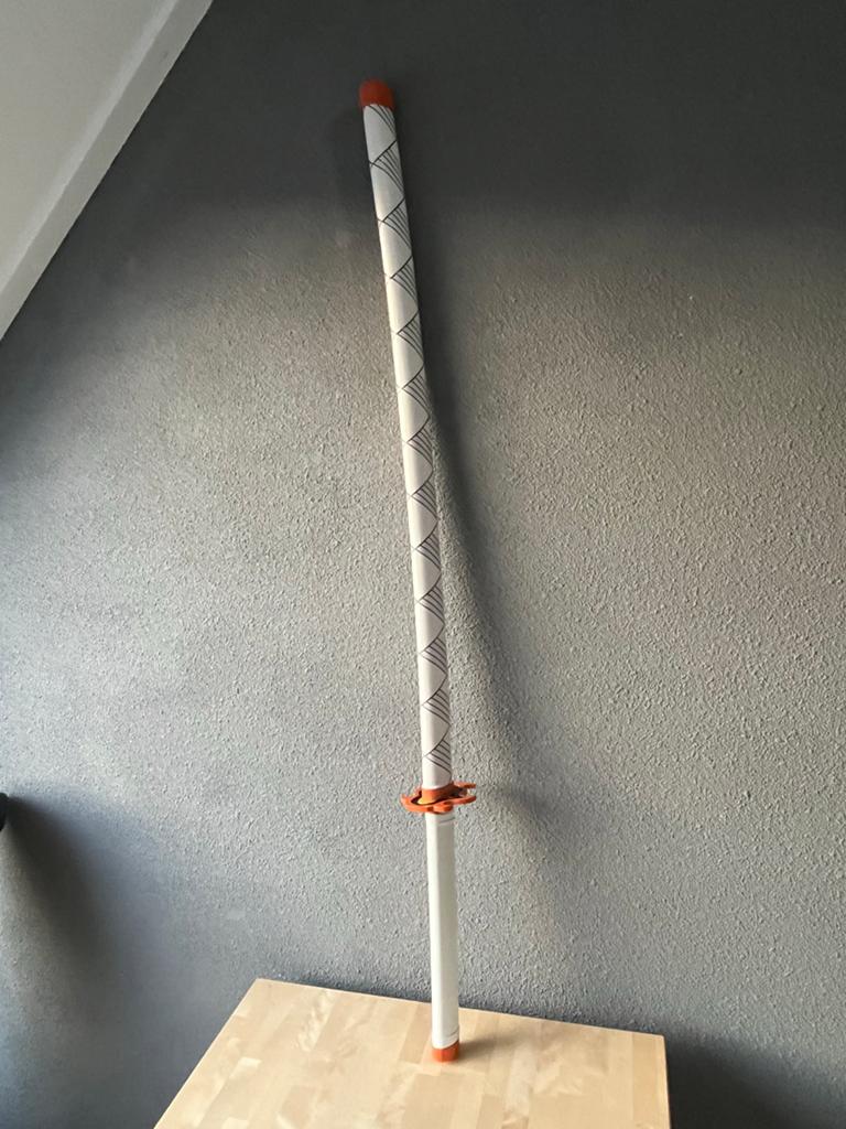 Demon Slayer Rengoku Katana - Cosplay Zwaard, Ophalen of Verzenden, Zo goed als nieuw