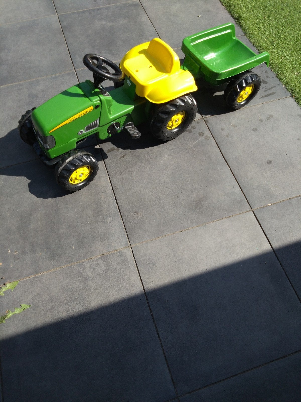 Rolly Toys John Deere Traptractor Rollykid - Met aanhanger, Ophalen, Zo goed als nieuw, Overige merken, Met kar of aanhanger