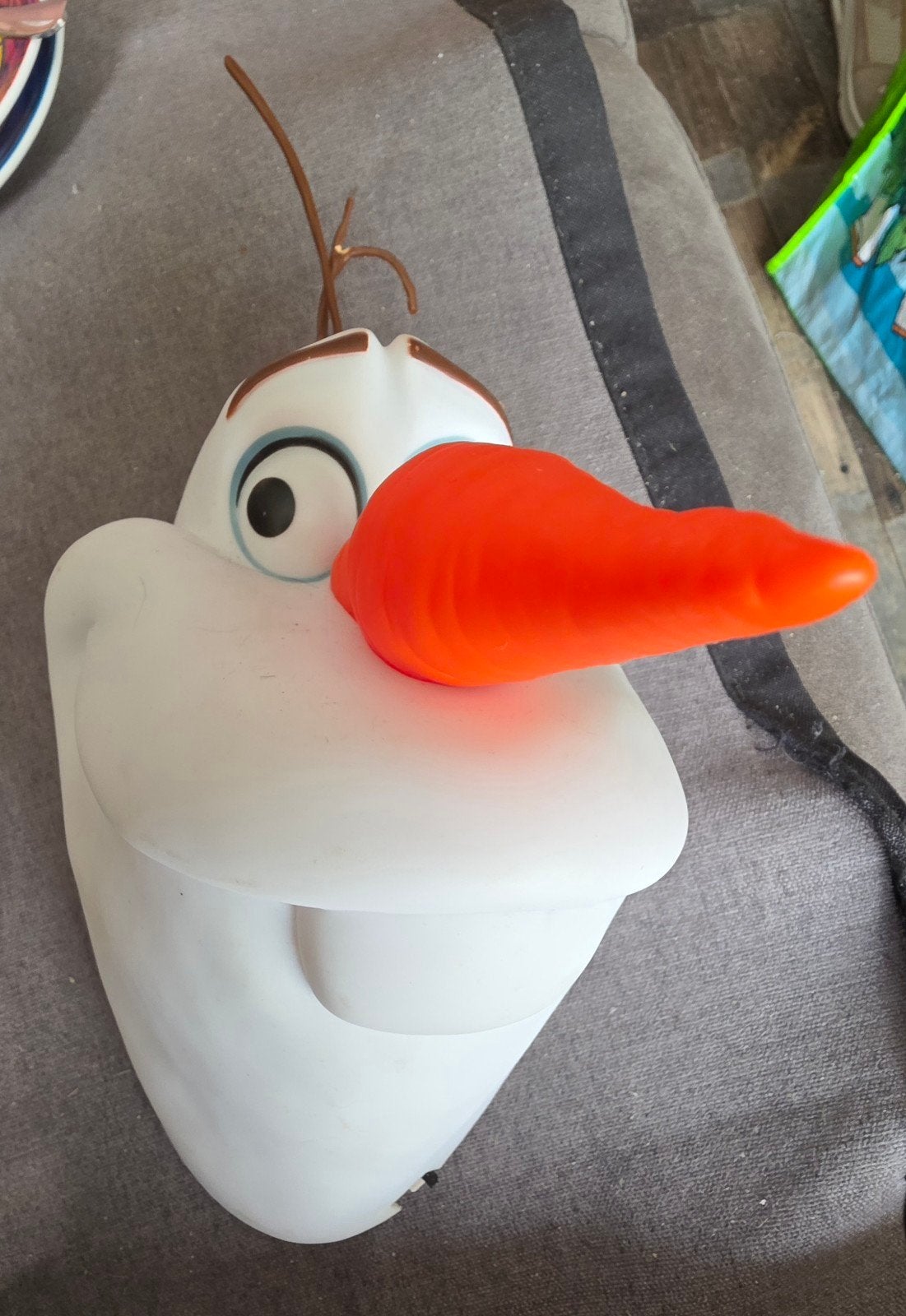 Disney Frozen Olaf wandlamp / nachtlamp met timer, Ophalen of Verzenden, Gebruikt, Jongen of Meisje