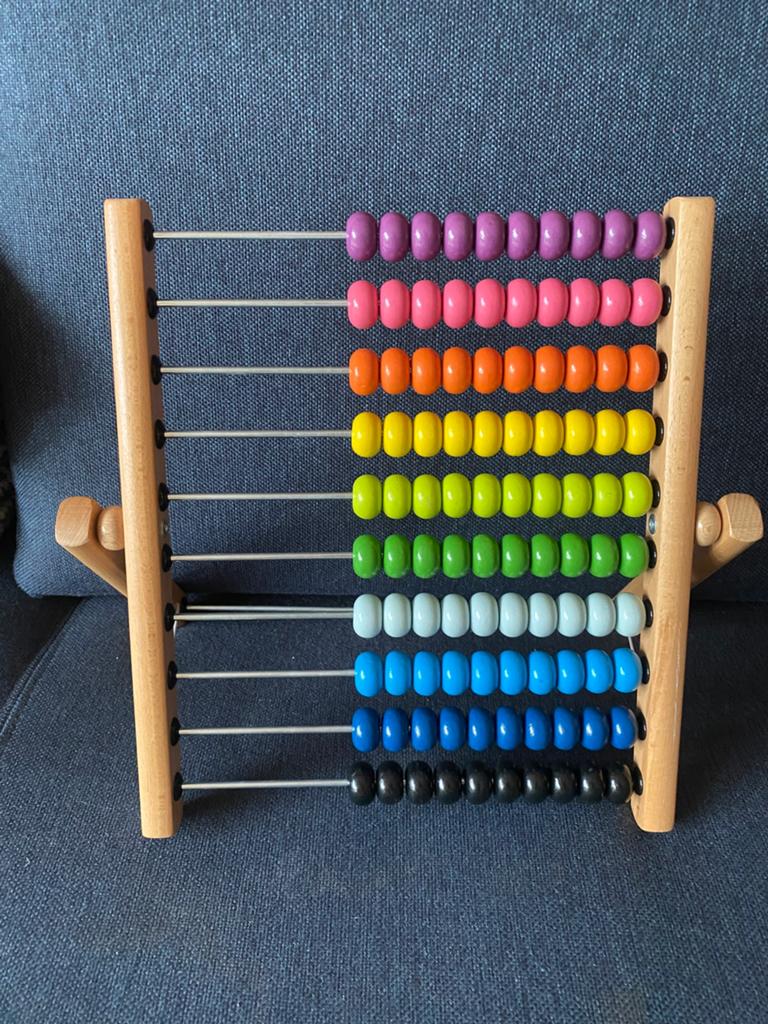 Houten telraam Ikea, Kinderen en Baby's, Speelgoed | Houten speelgoed, Ophalen, Zo goed als nieuw