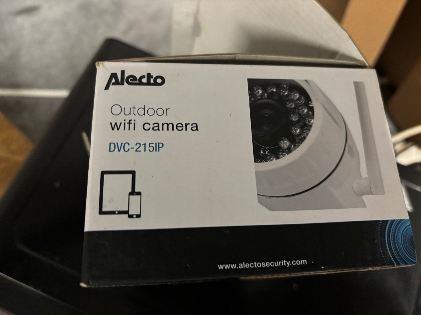 Alecto DVC-215IP Outdoor wifi camera, Ophalen of Verzenden, Zo goed als nieuw, Buitencamera