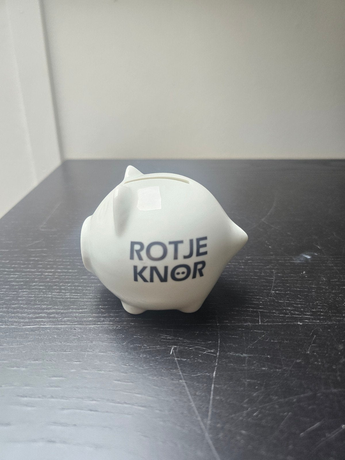 Rotjeknor Rotterdam spaarpot - Goede gebruikte staat, Ophalen of Verzenden, Gebruikt, Steen, Aardewerk of Keramiek, Dier