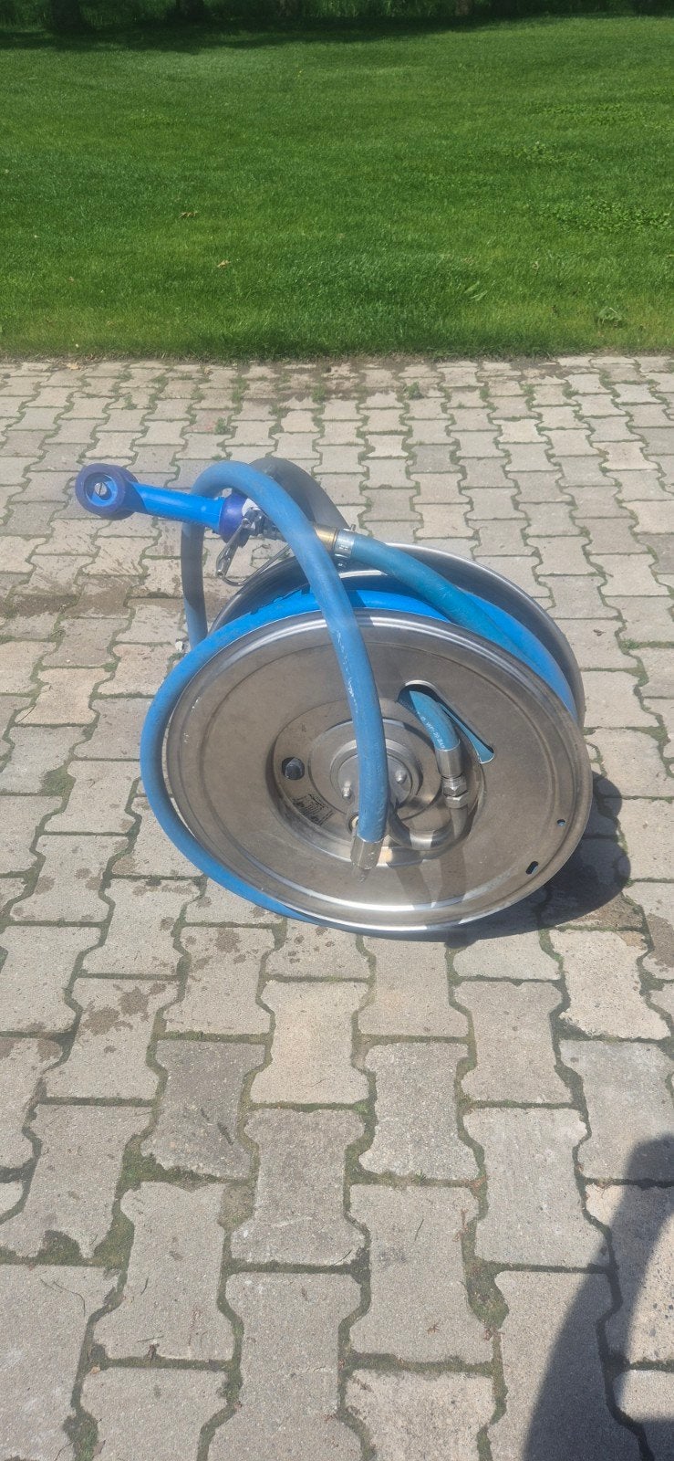 Nederman,RVS haspel,haspel,horeca,dikke slang,goede staat, Ophalen, Gebruikt, Overige typen