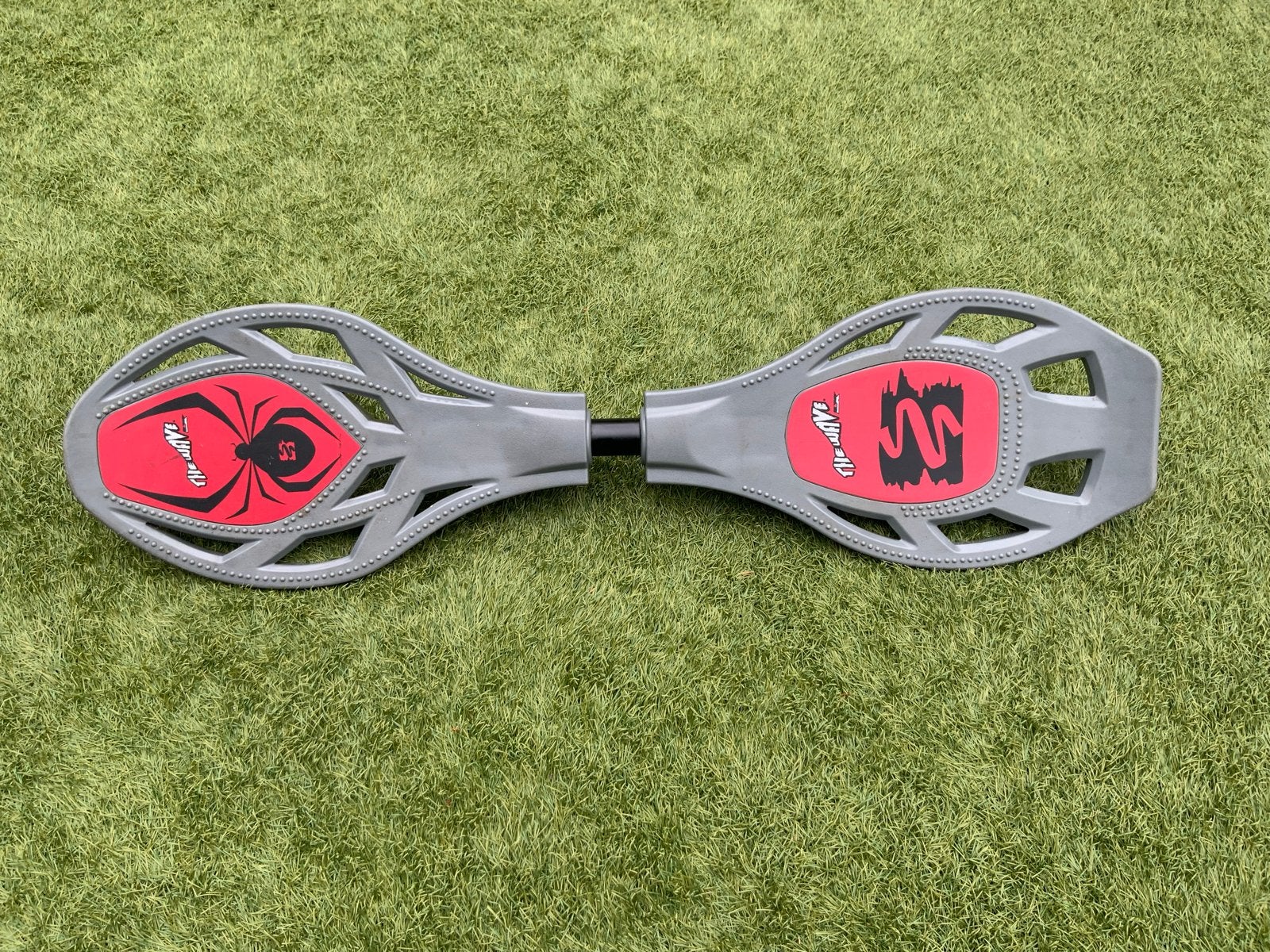 Waveboard - Grijs met rode details, Ophalen, Gebruikt, Waveboard