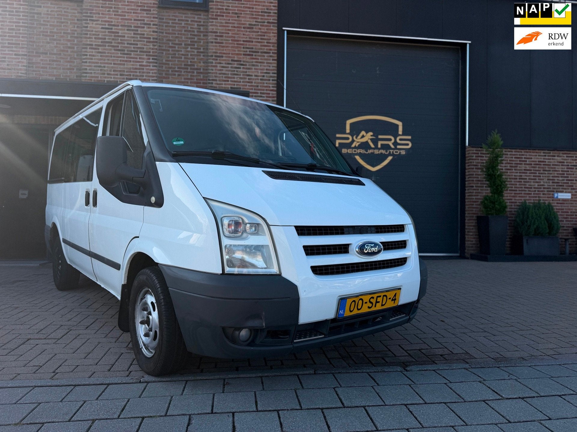 Ford Transit Kombi 300S 2.2 TDCI SHD 9 Persoons Airco Cruise, Euro 5, Gebruikt, Electronic Stability Program (ESP), Wit