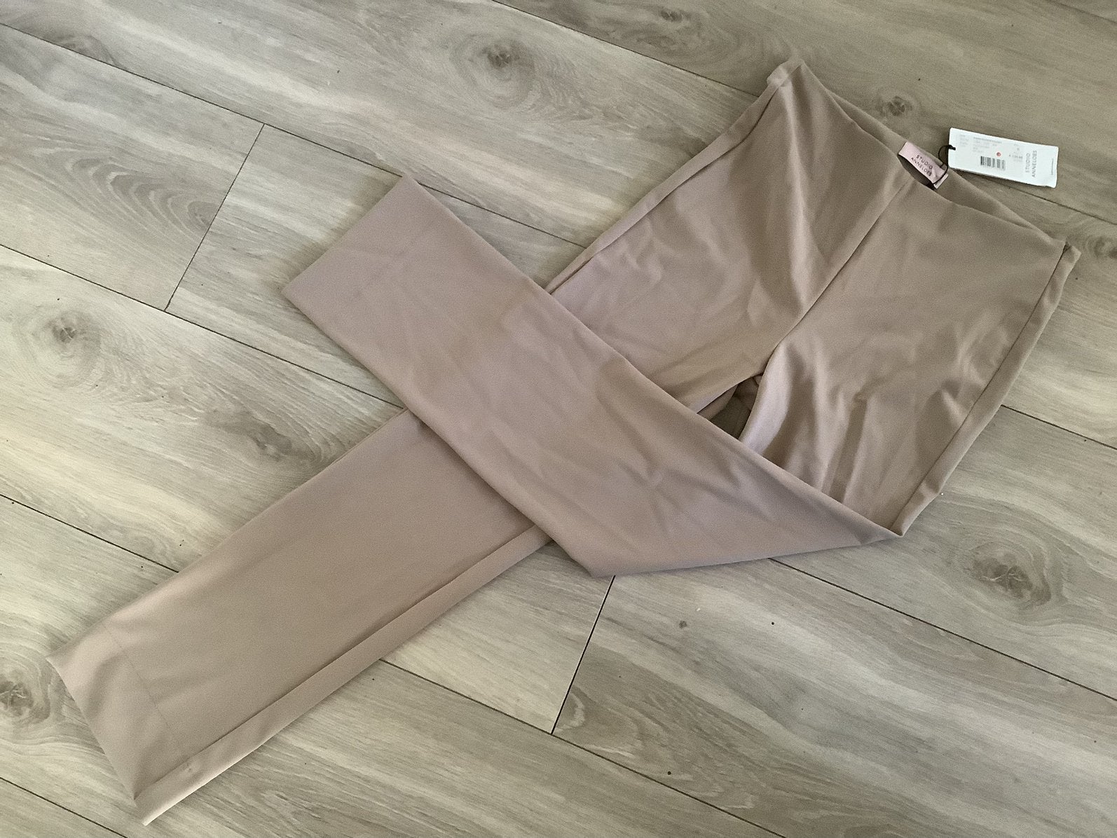 nieuw studio Anneloes travelstof broek Alaska Latte s, Verzenden, Beige, Nieuw, Maat 36 (S)