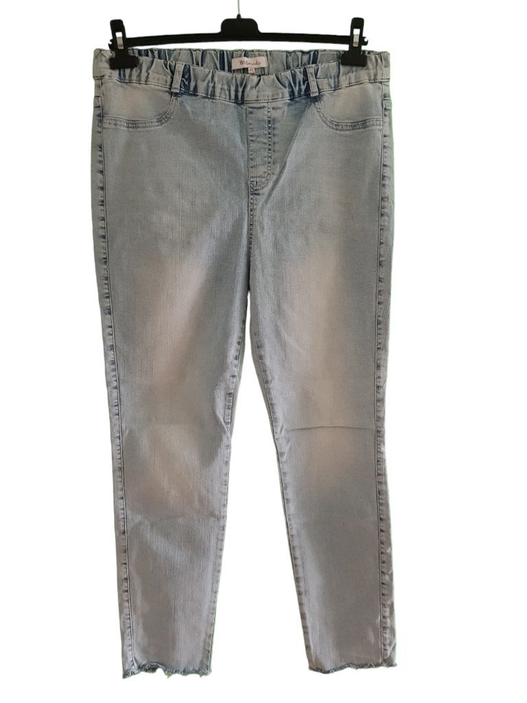 Mooie licht blauwe MS Mode tregging stretch maat 46., Overige jeansmaten, Zo goed als nieuw, MS Mode, Verzenden