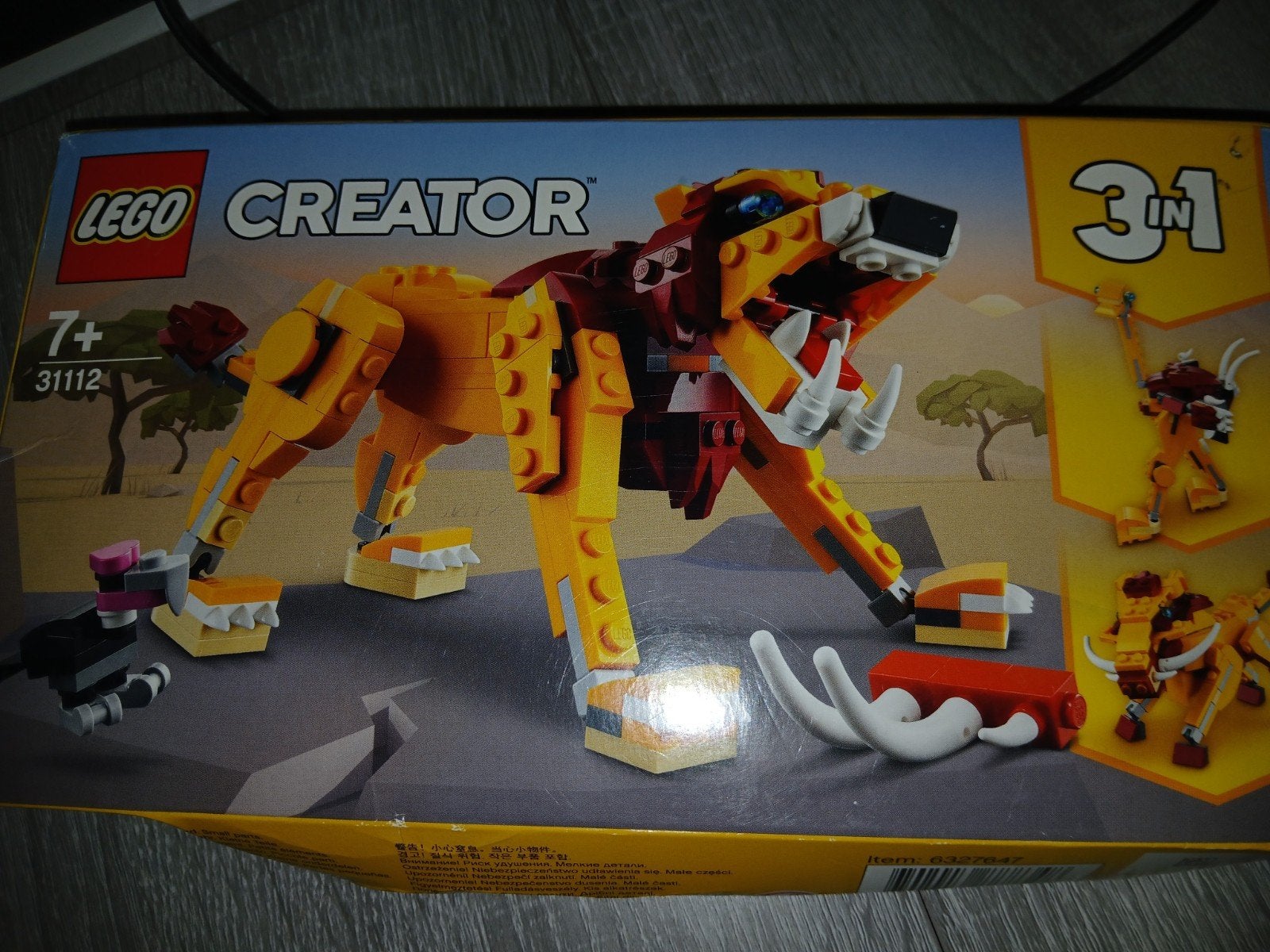 Lego Creator 31112 Wilde Leeuw 3-in-1 set, Gebruikt, Lego, Ophalen of Verzenden, Compleet