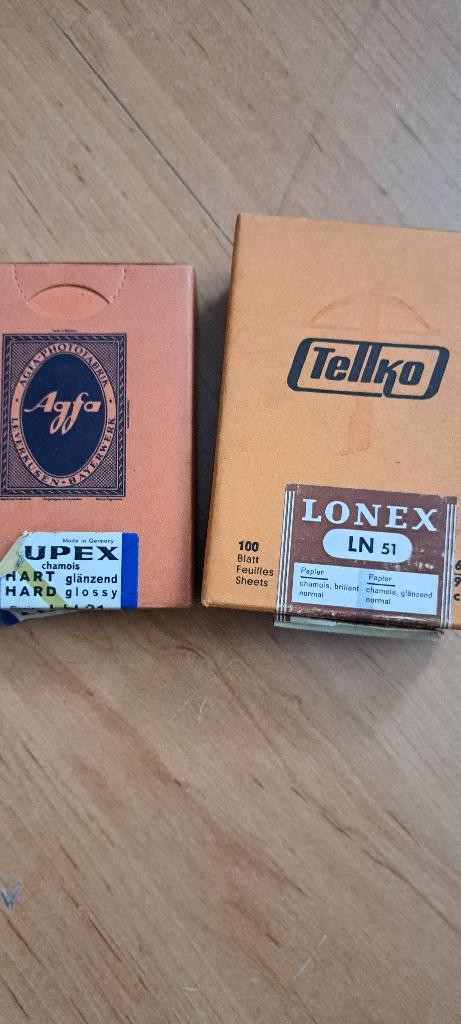 Agfa & Telko vintage fotopapier, Ophalen of Verzenden, Zo goed als nieuw, Compact, Overige Merken