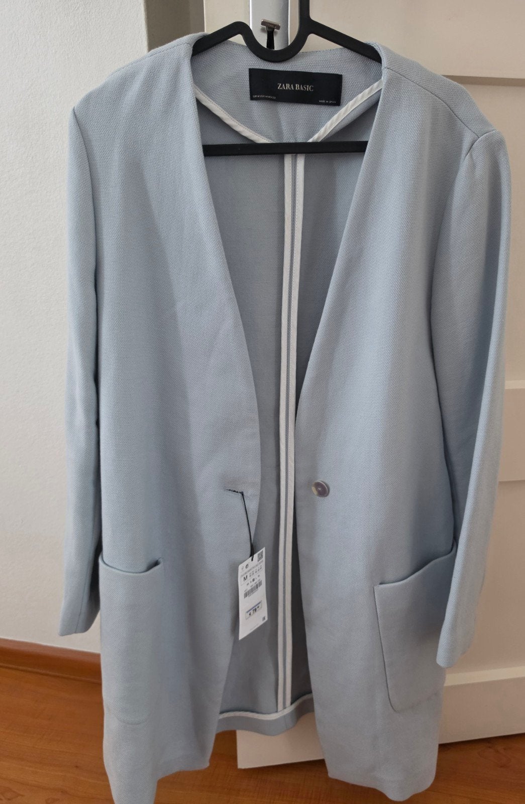 Blazer van Zara, Maat 38/40 (M), Blauw, Nieuw, Ophalen of Verzenden