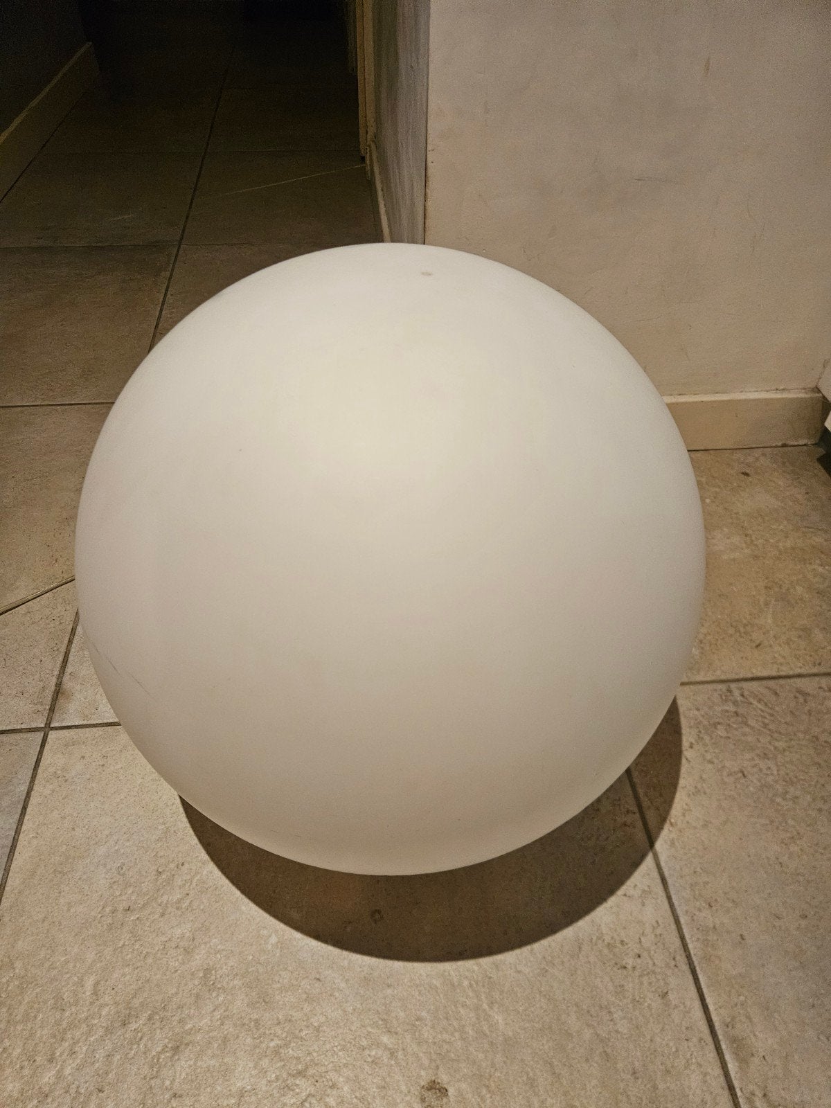 Ilu plastic globe lamp - 50 cm diameter, Kunststof, Gebruikt, Minder dan 100 cm, Modern, minimalistisch