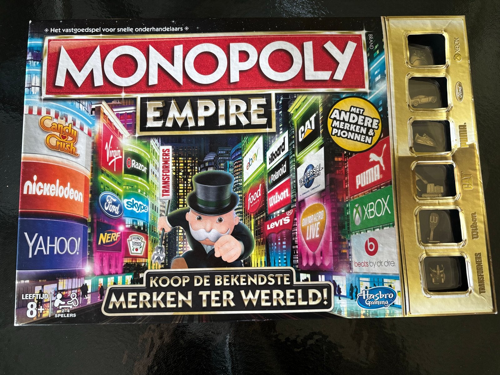 Monopoly Empire Bordspel Hasbro Gaming Koop Bekende Merken, Drie of vier spelers, Ophalen of Verzenden, Zo goed als nieuw