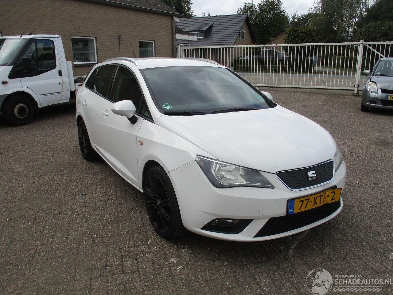SEAT Ibiza 1.2 TDI ST Style Eco (bj 2012), Auto diversen, Schadeauto's, 1199 cc, Wit, Stationwagon, Service@seat.de