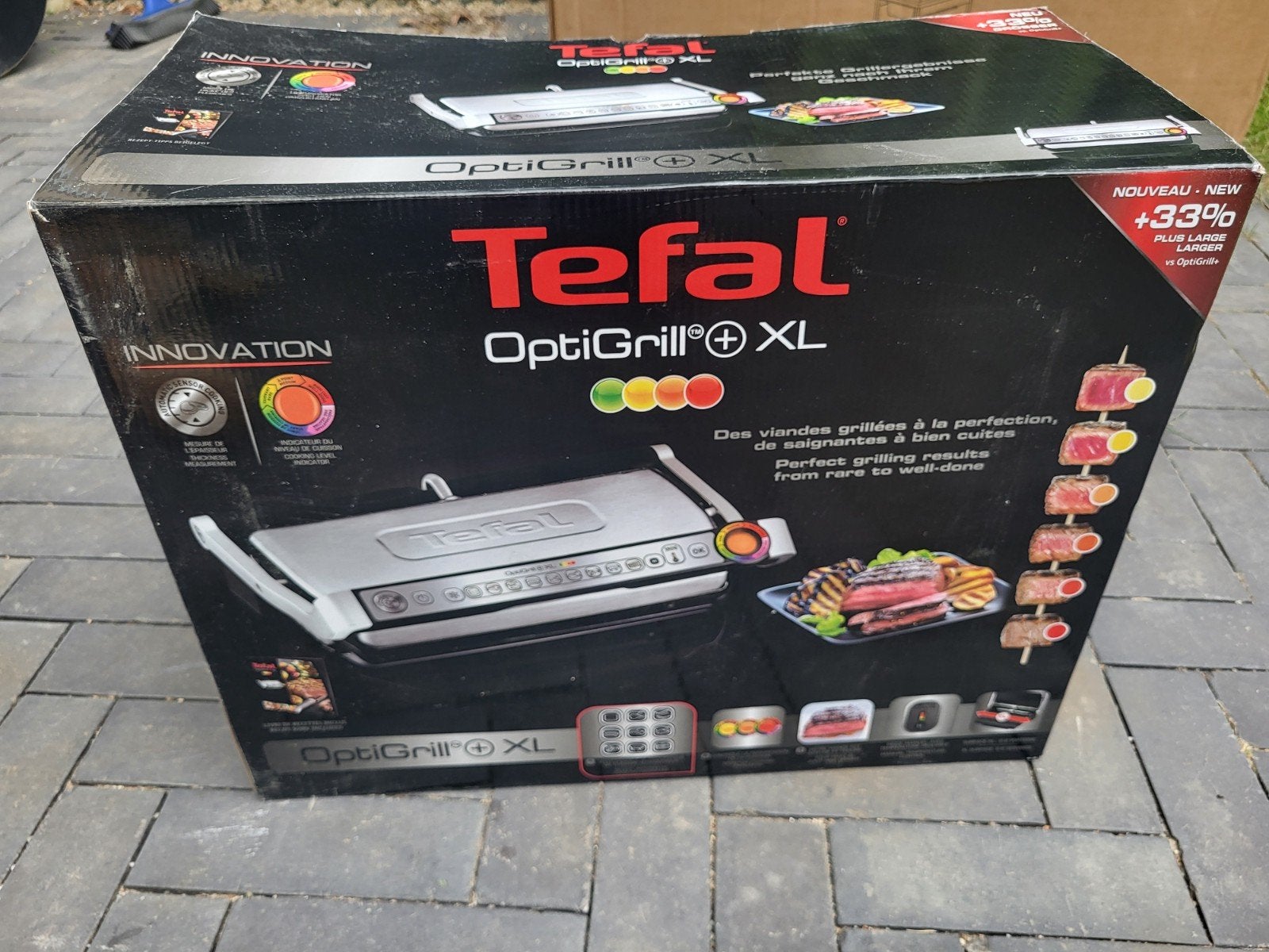 Tefal Optigrill XL, Ophalen