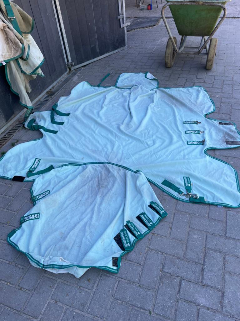 Eczeemdeken Rambo Sweet Itch Hoody Full Neck, Ophalen of Verzenden, Gebruikt, Eczeemdeken, Horseware