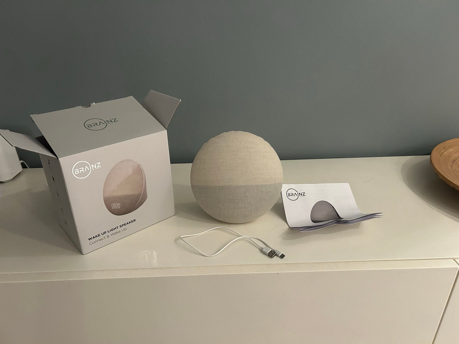 Brainz Wake Up Light Speaker - Zo goed als nieuw, Ophalen of Verzenden, Zo goed als nieuw, Digitaal