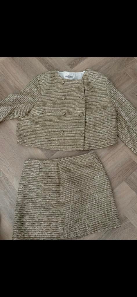 H&M mantelpak, Kleding | Dames, Verzenden, Zo goed als nieuw, Maat 42/44 (L), Zwart