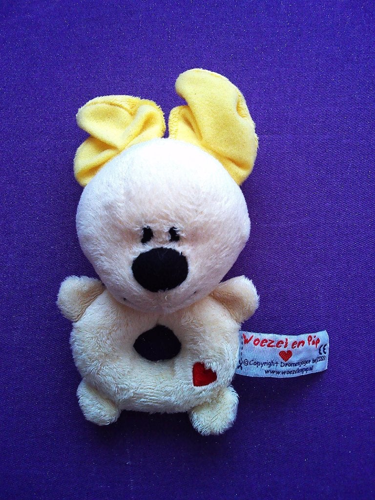 TIAMO DROMENJAGER Knuffel HOND PIP RAMMELAAR 2009 **Nieuw**, Nieuw, Met label, Tiamo, Klein (minder dan 20 cm)