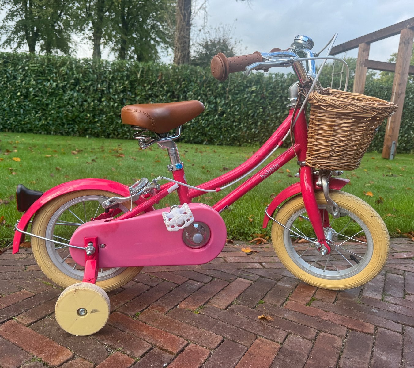 Bobbin Kinderfiets 12 inch - Perfecte staat, Fietsen en Brommers, Ophalen, Zijwieltjes, Velgrem, Minder dan 16 inch