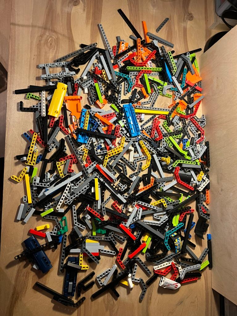 Lego Partij/Lot Technic Balken, Kinderen en Baby's, Speelgoed | Duplo en Lego, Gebruikt, Lego, Losse stenen, Technic, Ophalen of Verzenden