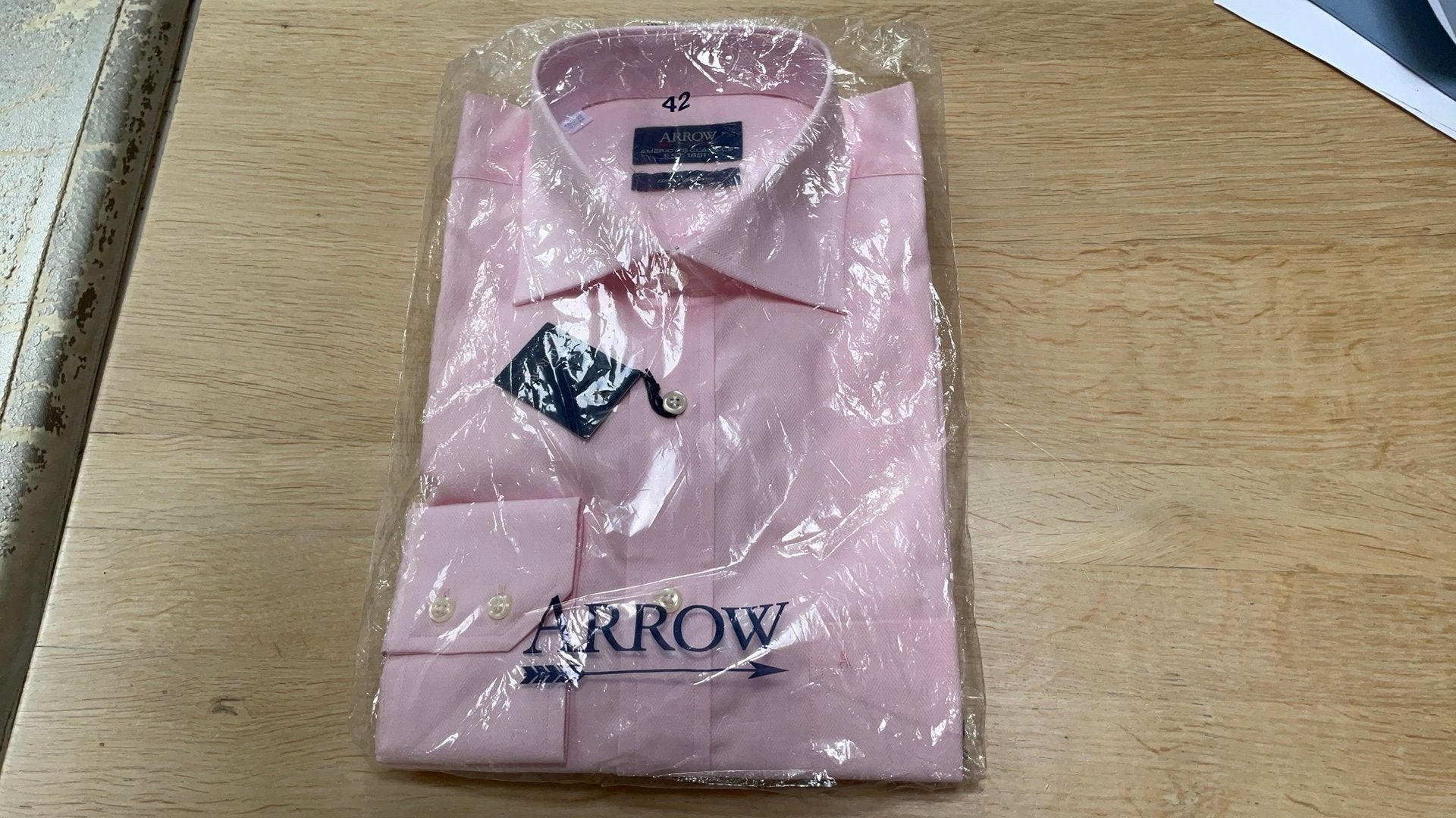 Overhemd, Ophalen, Nieuw, Roze, Halswijdte 41/42 (L)