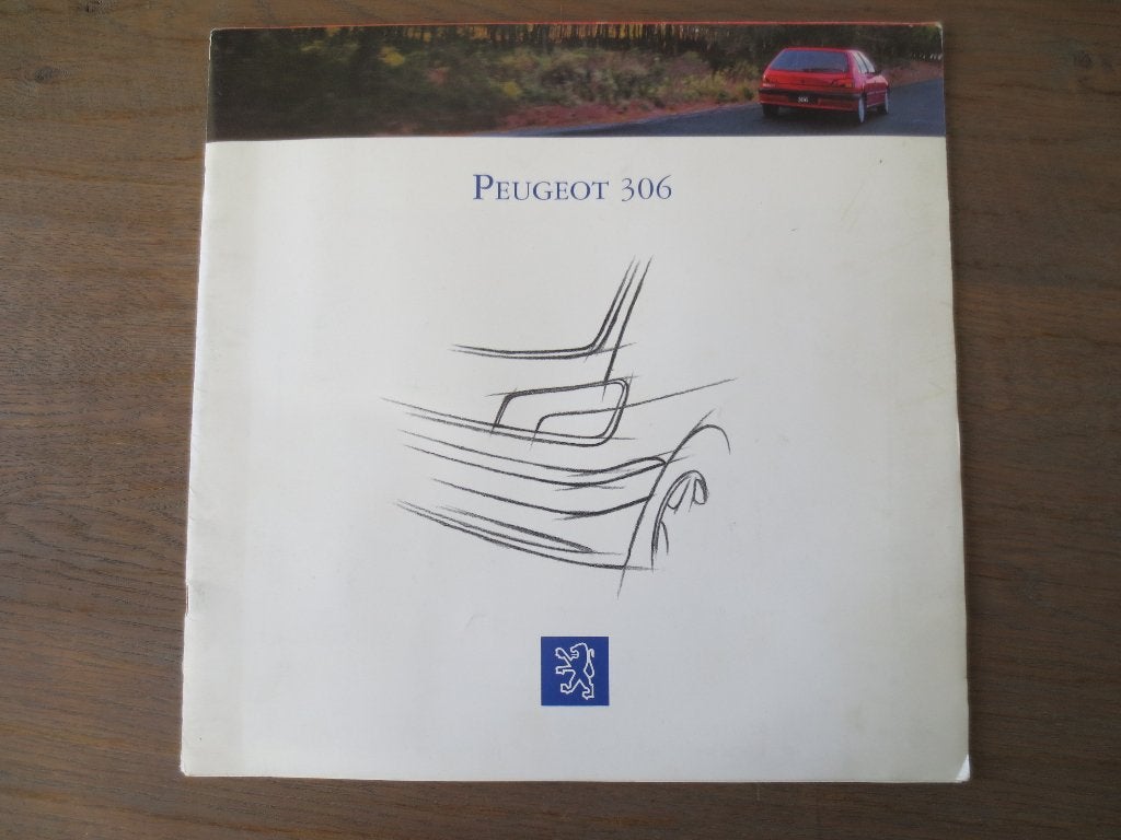 Autofolder: Peugeot 306.Groot formaat folder 28/28cm. Nieuw., Ophalen of Verzenden, Nieuw, Peugeot