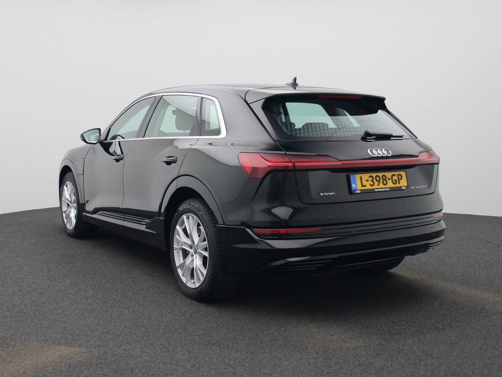 Audi e-tron 55 quattro edition 95 kWh | NAVIGATIE | LUCHTVER, Automaat, Stof, Zwart, 95 kWh