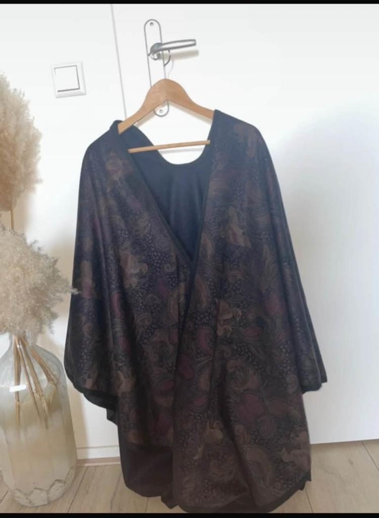 Brian Weisz Vintage Cashmere Poncho/Cape - Made in England, Overige kleuren, Maat 42/44 (L), Ophalen of Verzenden, Zo goed als nieuw