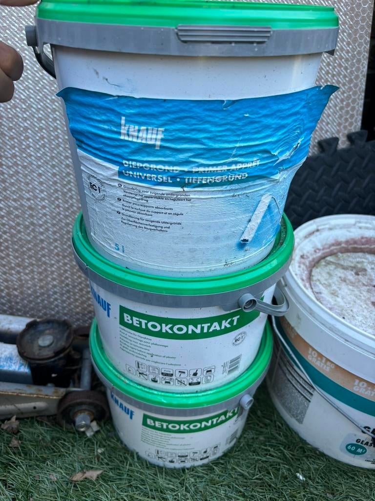Knauf betokontakt, Ophalen, Nieuw, Wit